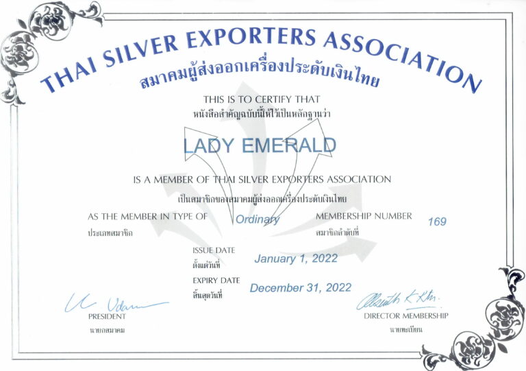 jewel standard certificate